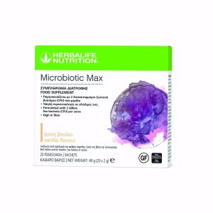 Microbiotic Max Συμπληρωμα Διατροφης Βανιλια 20 Φακελακια